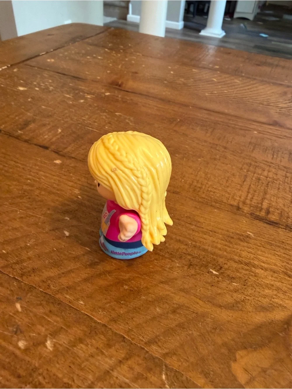 Fisher Price Little People Barbie with ice cream cone as is